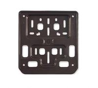 cyclingcolors Support de Plaque immatriculation Moto Scooter Porte Plaque, 185x190mm Plastique Noir