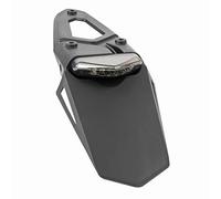 cyclingcolors Support de Plaque immatriculation Moto Scooter Porte Plaque avec feu fumé à LED