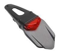 cyclingcolors Support de Plaque immatriculation Moto Scooter Porte Plaque avec feu Rouge à LED 325x55x110mm