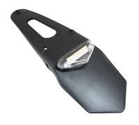 cyclingcolors Support de Plaque immatriculation Moto Scooter Porte Plaque avec feu Transparent à LED 328x55x110mm