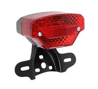 cyclingcolors Support de Plaque immatriculation Moto Scooter Porte Plaque avec feu Universel Noir et 2X Ampoule BA15S