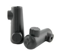 cyclingcolors tampon de béquille, embout, butée, protection, moto scooter mobylette compatible avec PIAGGIO VESPA 50CC N-L-R 101957-610281M, 16mm