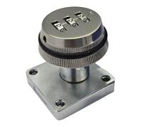 cyclingcolors Verrou mécanique meuble combinaison 3 chiffres serrure fermeture tiroir armoire casier rangement bureau, argent