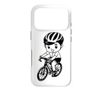 Cyclisme Boy Comic Look Bicycle BMX Coque pour iPhone 17 Pro