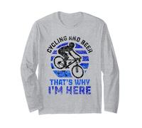 Cyclisme et bière C'est Pourquoi Je suis Ici Bike Race Bicycle Racer Manche Longue