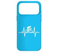 Cyclisme Heartbeat Minimal Line Art Coque pour iPhone 17 Pro Max