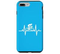 Cyclisme Heartbeat Minimal Line Art Coque pour iPhone 7 Plus/8 Plus