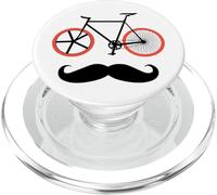 Cyclisme Hipster Rider - Mustache Fixie Vélo Inspiré PopSockets PopGrip pour MagSafe
