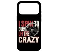 Cyclisme Indoor Design I Spin to Burn Off The Crazy Coque pour iPhone 17 Pro Max