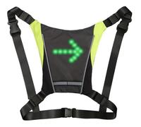 Cyclisme LED gilet de signalisation vélo sécurité sans fil clignotant lumière équitation course éclairage gilet sécurité réfléchissa