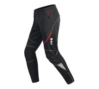 Cyclisme Pantalons Pantalon de Cyclisme d'hiver Chaud en Polaire Thermique, Coupe-Vent, équitation, vélo Route, Course à Pied, randonnée, pêche(Red01,2XL)