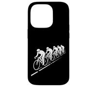 Cyclisme Team Motion Clean Road Riding Art Design Coque pour iPhone 14 Pro