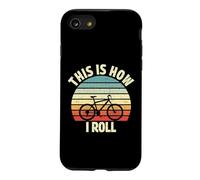 Cyclisme Vintage rétro Coucher de Soleil This is How i Roll Bike Art Coque pour iPhone SE (2020) / 7/8