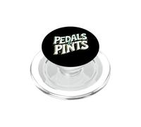 Cyclist Beer Lover Pedals & Pints Bike Brew PopSockets PopGrip pour MagSafe