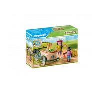 Playmobil Country 71306 - Cycliste avec vélo et remorque avant