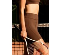 Cycliste de sport taille haute en microfibre - Technique - M - Marron Brun - Femme - Etam
