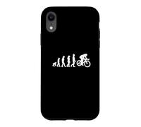 Cycliste d'intérieur Evolution of Humanity/Cycliste d'intérieur Amusant Coque pour iPhone XR