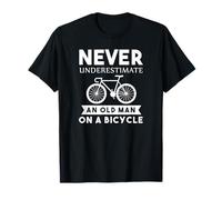 Cycliste drôle - Ne sous-Estimez jamais Un Vieux vélo T-Shirt