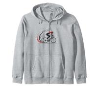 Cycliste Graphic Bicycle Cycling Race Sweat à Capuche