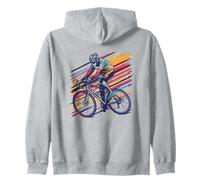 Cycliste Graphic Bicyclist Cycling Race Sweat à Capuche