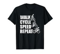 Cycliste Horaire Cyclisme Passionné Vélo T-Shirt Graphique avec Valeur