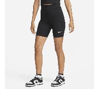 Nike Shorts W NSW NK CLSC HR 8In Short, Black/Sail, DV7797-010, XS