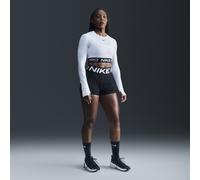 Cycliste taille haute Nike Pro Sculpt 8 cm pour femme Noir/Blanc XXL (FR 54-56)