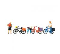 Cyclistes au repos-HO-1/87-PREISER 10659