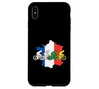 Cyclistes français de Course de vélo Hommes Femmes Coque pour iPhone XS Max