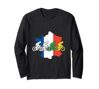 Cyclistes français de Course de vélo Hommes Femmes Manche Longue