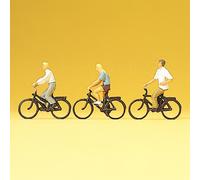 Cyclistes (x3) - PREISER 10336 - HO 1/87