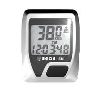 Cyclo-Ordinateur Nouveau 5 Fonctions Argent 588040210 UNION Vélo Compteur