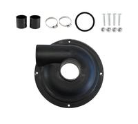Cyclone Filtre séparateur de poussière pour aspirateur DIY Workshop Système de collecte de poussière 7,76" Noir