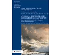 Cyclone : gestion de crise, résilience et reconstruction - L'exemple du cyclone Chido à Mayotte Que - Daniel Dormoy - Bruylant - relié - Etude