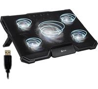 Cyclone Refroidisseur Pc Portable-Nouveauté 2024-Le Plus Puissant-Refroidissement Ultra Rapide-5 Ventilateurs Silencieux-Ventilate