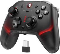 Cyclone2 TMR manette PC ¿ Manette de jeu TMR Whole Stick avec déclencheur complet/micro déclencheur pour Switch, Android, iOS et PC, filaire/sans fil/2.4G, avec touches macro ¿ Blanc