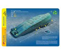 Cyclops Florida Panhandle Reef Smart Waterproof Dive Card