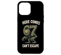 Cyclops Monster 6x7 Meme Haunted Number 67 Halloween Student Coque pour iPhone 12 Pro Max