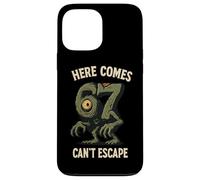 Cyclops Monster 6x7 Meme Haunted Number 67 Halloween Student Coque pour iPhone 13 Pro Max