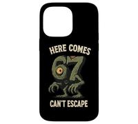 Cyclops Monster 6x7 Meme Haunted Number 67 Halloween Student Coque pour iPhone 14 Pro Max
