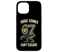 Cyclops Monster 6x7 Meme Haunted Number 67 Halloween Student Coque pour iPhone 15