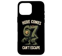 Cyclops Monster 6x7 Meme Haunted Number 67 Halloween Student Coque pour iPhone 16 Pro Max