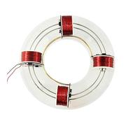 Cyclotron électromagnétique à monter soi-même - Accélérateur circulaire - Équipement d'expérimentation scientifique - Modèle d'aide à l'enseignement physique (4 bobines)