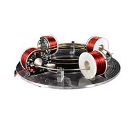 Cyclotron électromagnétique, accélérateur circulaire, équipement expérimental scientifique, modèle d'aide à l'enseignement de la physique et du roman pour le bricolage