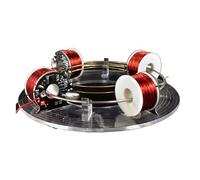 Cyclotron électromagnétique, accélérateur circulaire, équipement expérimental scientifique, modèle d'aide à l'enseignement du roman et de la physique Pour le bricolage