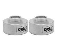 Outil pro support roulement à utiliser avec le presse roulement Cyclus ref 180126 - Argenté Ø15 mm/28 mm