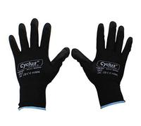 Cyclus Tools Gants d'atelier en nylon enduit de polyuréthane, noir, 12 paires, taille XXL