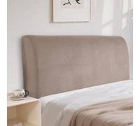 CYCMACO Velours Housses De Tête De Lit Universelle 120cm, Kaki | Extensible Housse De Protection De Tête De Lit, Anti-Poussière Moderne Lavable, Utilisé sur La Plupart des Têtes De Lit