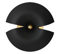 CYCNUS Applique Murale Grand Noir/ Or