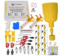 CYCOBYCO Kit de Purge d'huile minérale de Frein à Disque hydraulique pour Shimano, SRAM, Aid, Magura, Tektro, Hayes Compatible avec Tous Les modèles